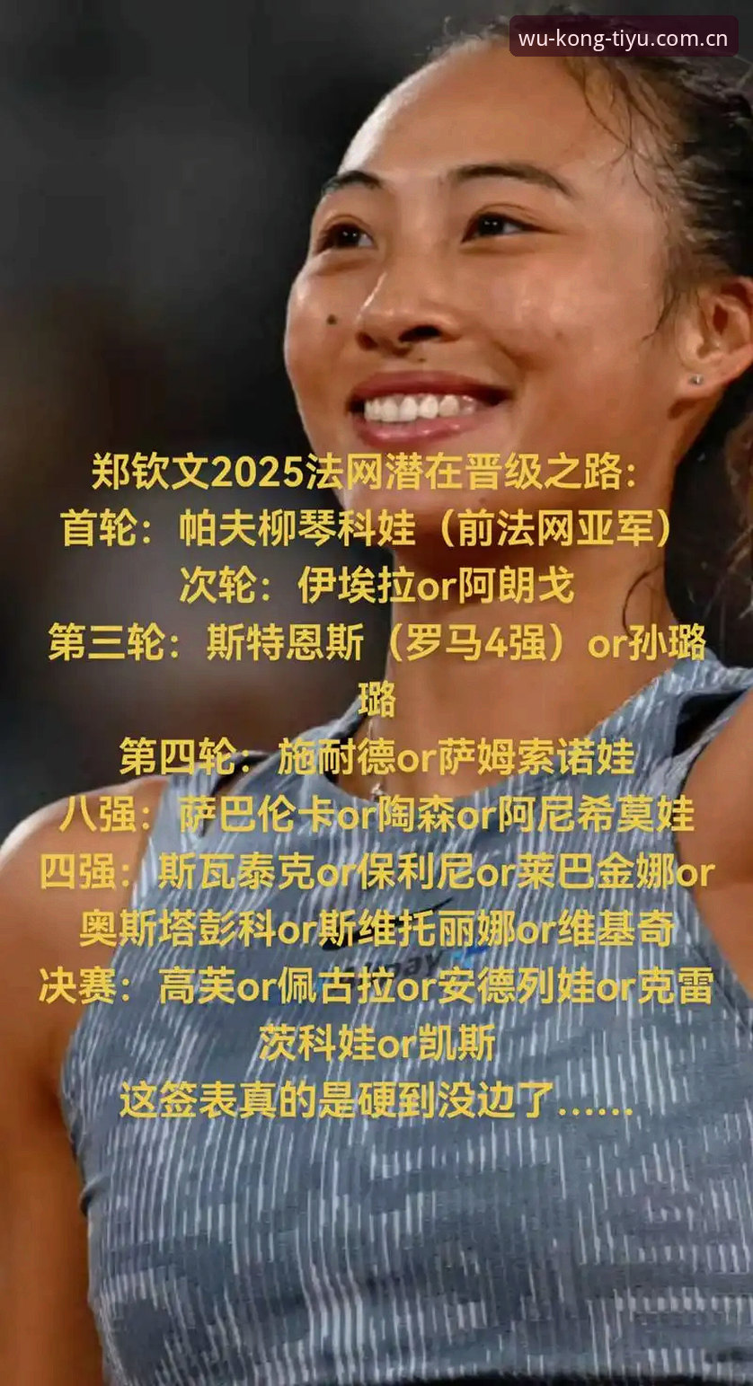 法网女单签表解析与观赛指南：郑钦文再迎保分挑战